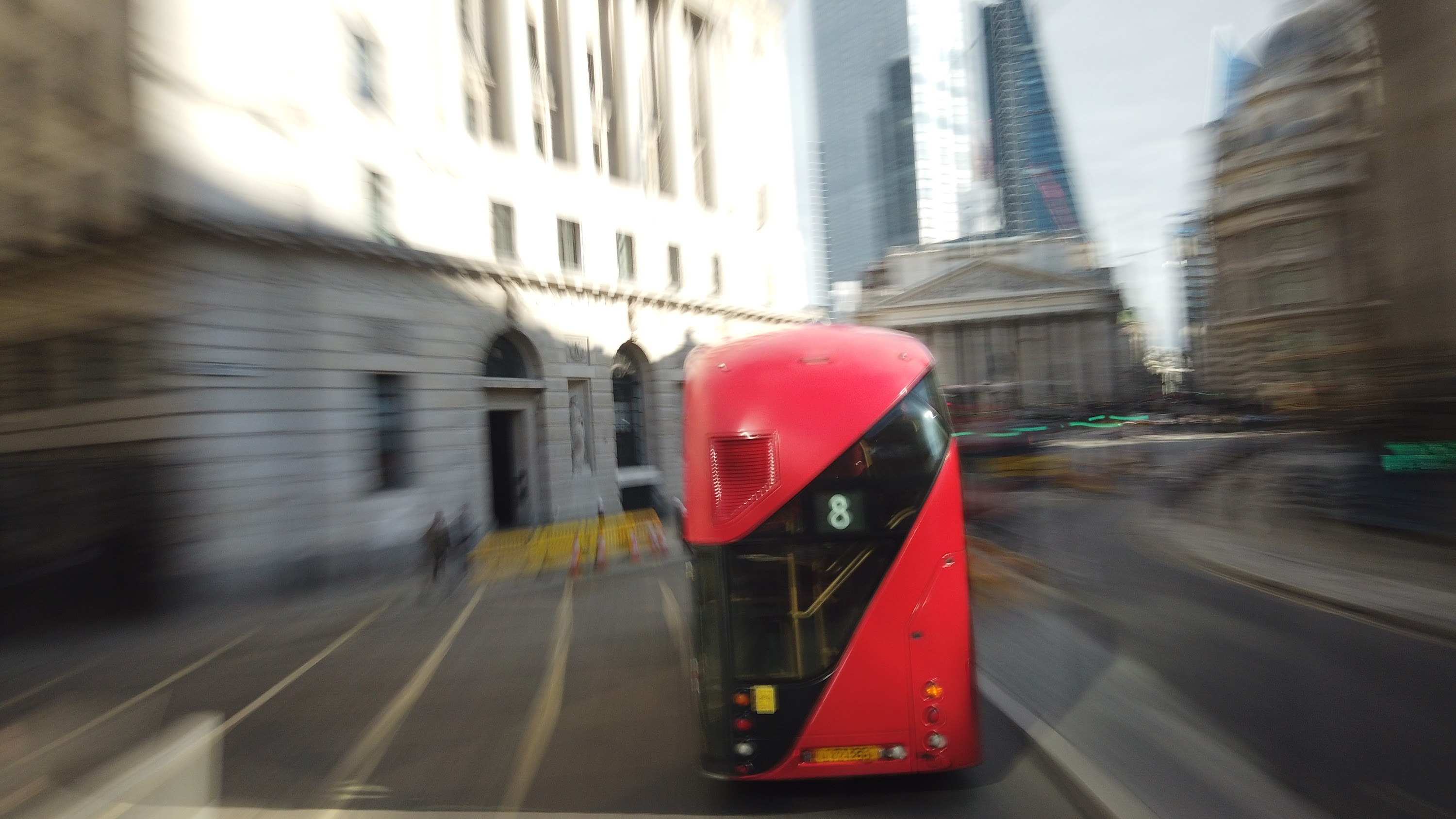 City of London Bus Lane — Buses & Cycles Only Sign