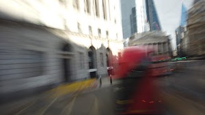 City of London Bus Lane — Buses & Cycles Only Sign