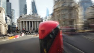 City of London Bus Lane — Buses & Cycles Only Sign