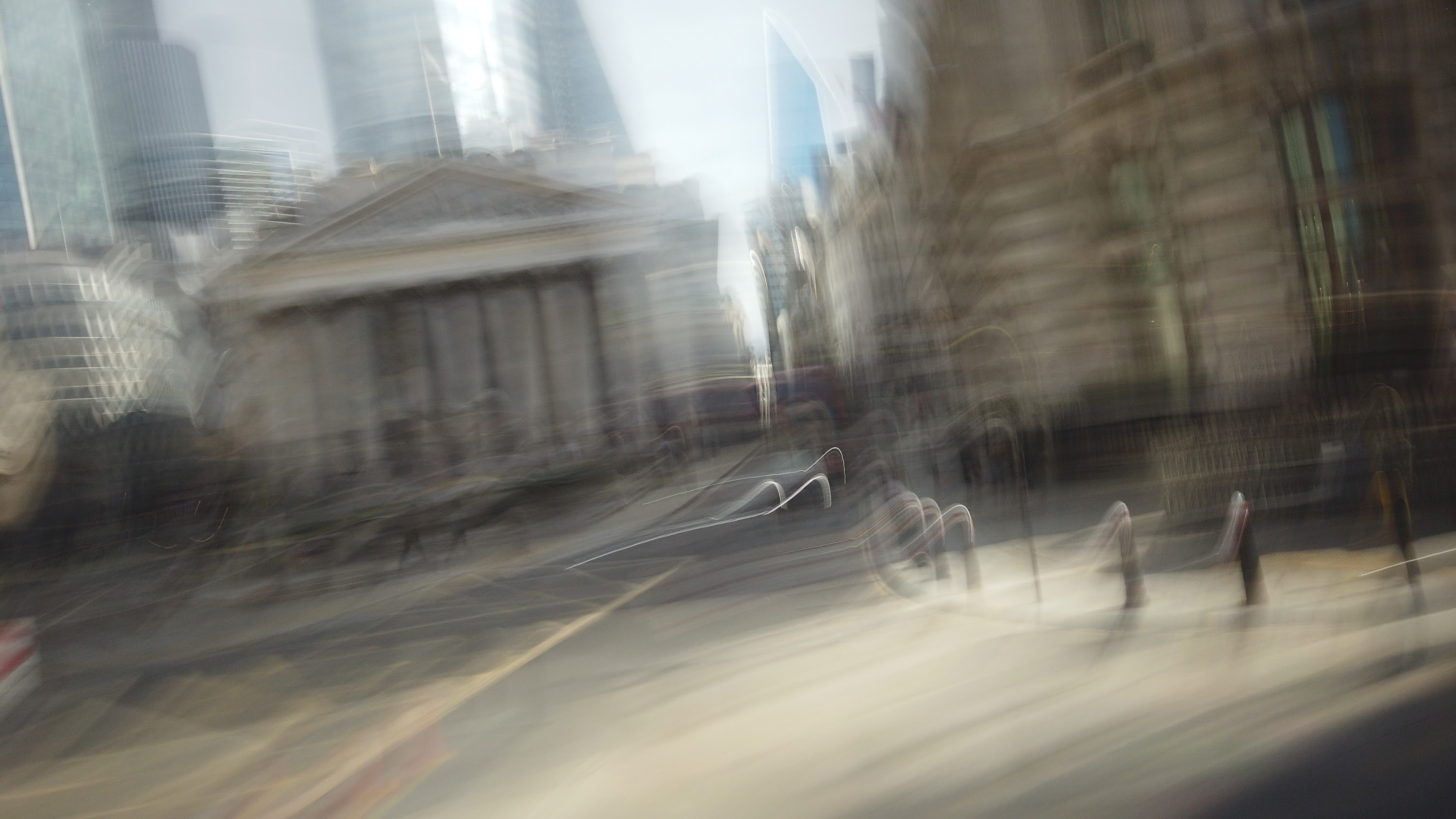 City of London Bus Lane — Buses & Cycles Only Sign