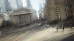 City of London Bus Lane — Buses & Cycles Only Sign