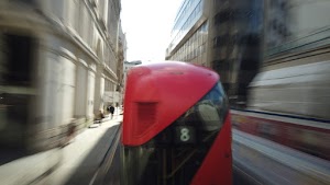 City of London Bus Lane — Buses & Cycles Only Sign