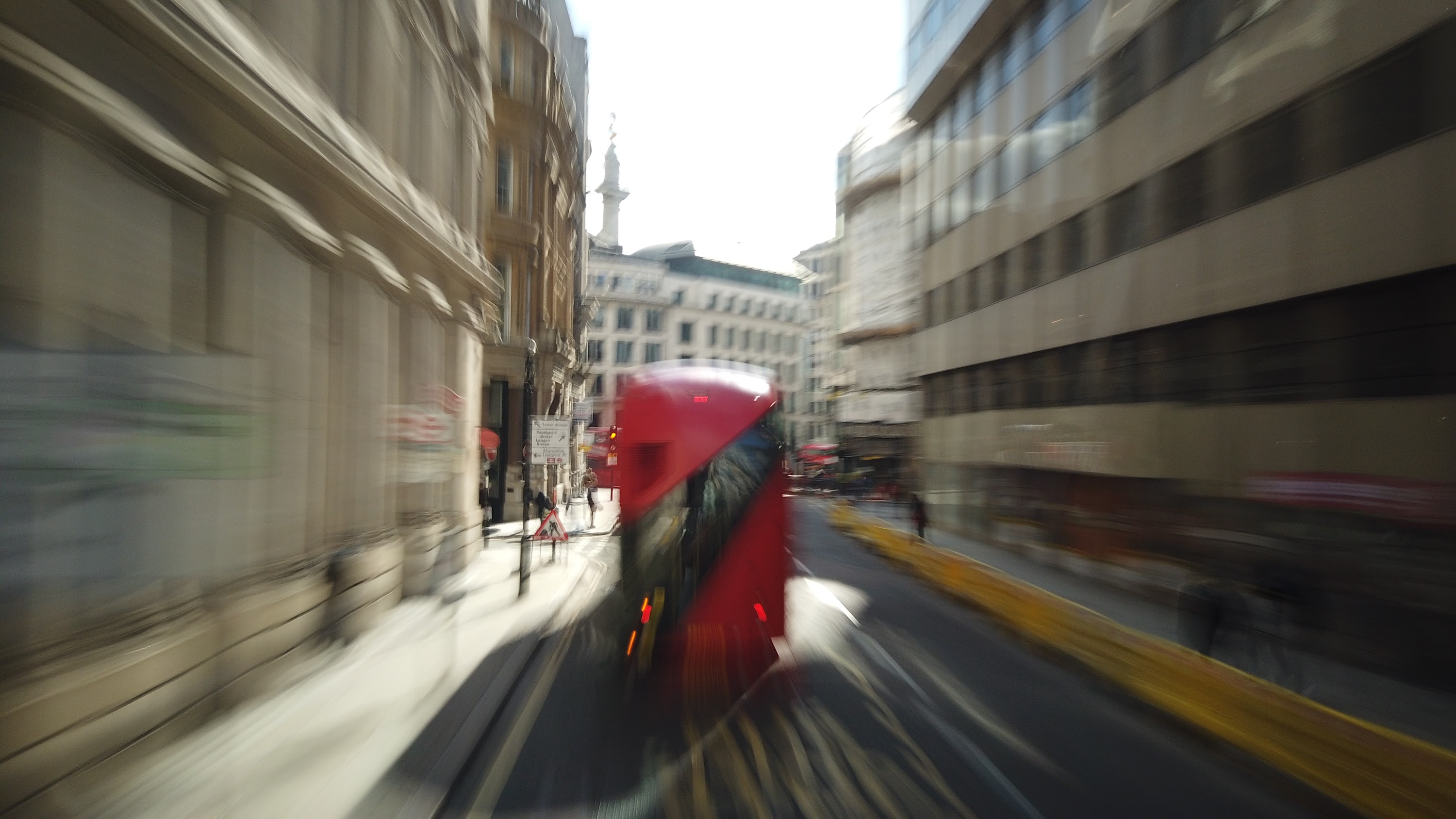 City of London Bus Lane — Buses & Cycles Only Sign