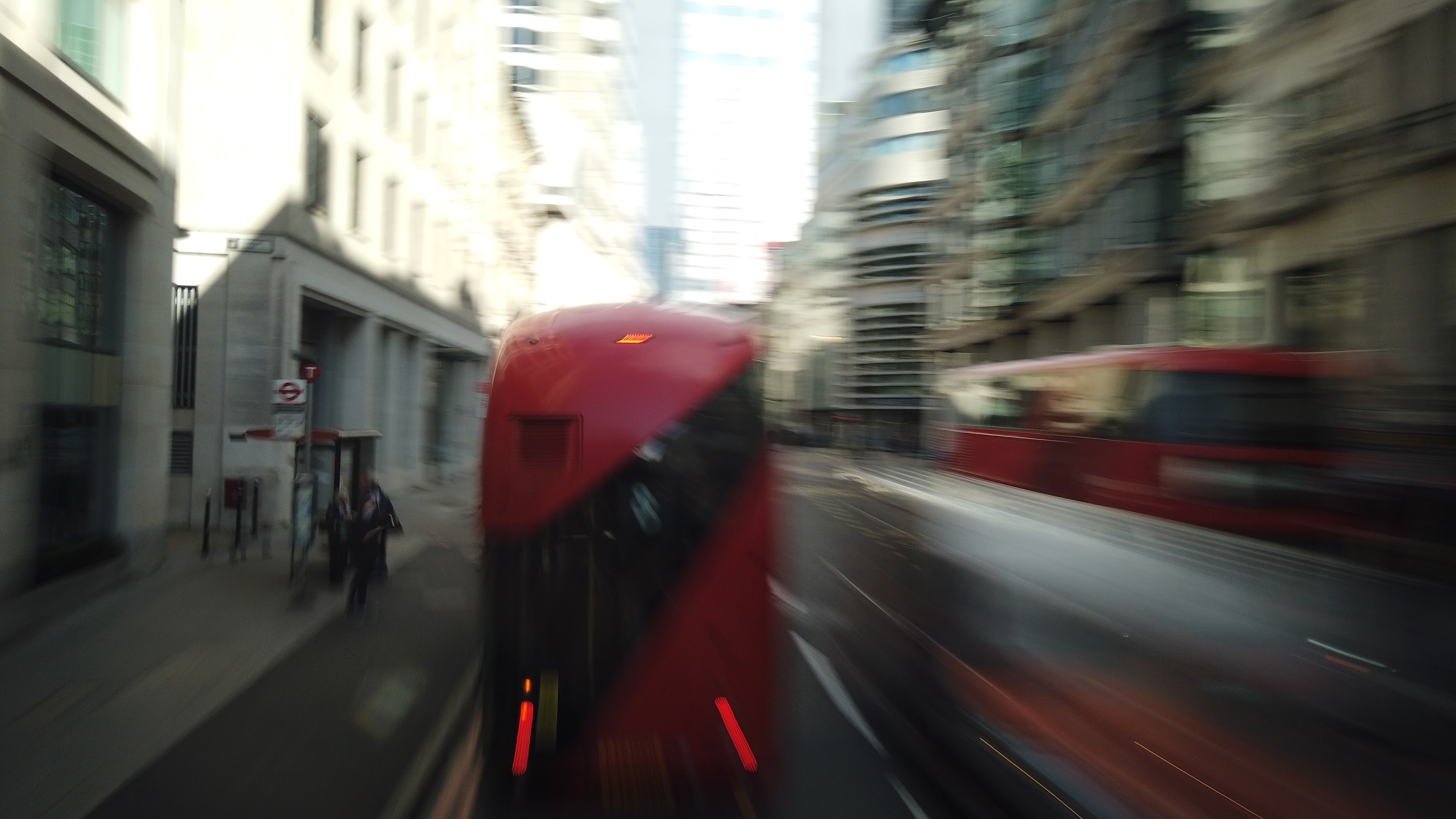 City of London Bus Lane — Buses & Cycles Only Sign