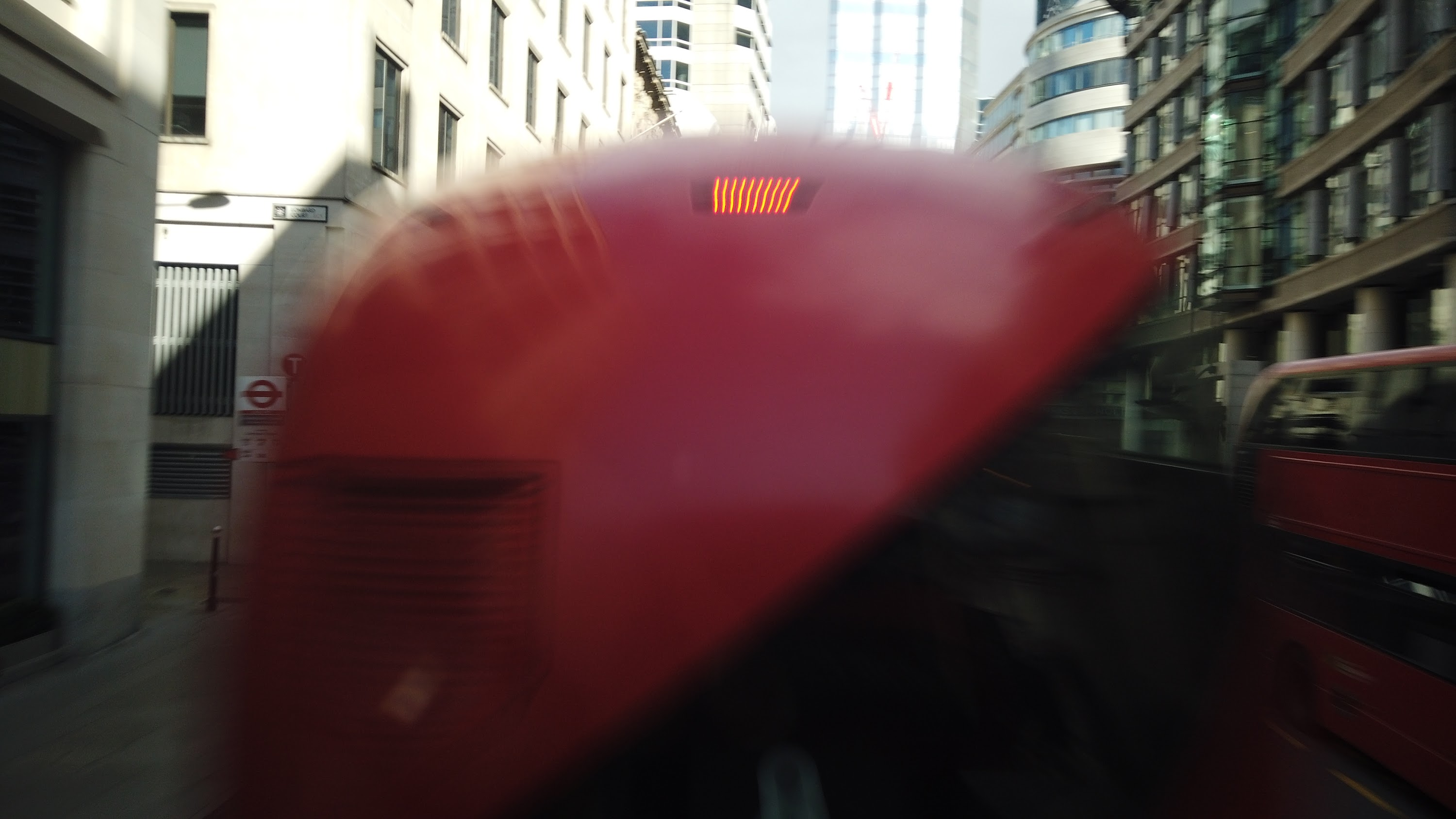 City of London Bus Lane — Buses & Cycles Only Sign