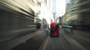 City of London Bus Lane — Buses & Cycles Only Sign