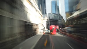 City of London Bus Lane — Buses & Cycles Only Sign