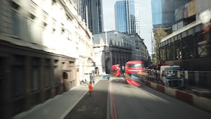 City of London Bus Lane — Buses & Cycles Only Sign