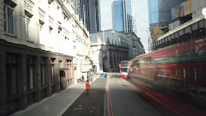 City of London Bus Lane — Buses & Cycles Only Sign