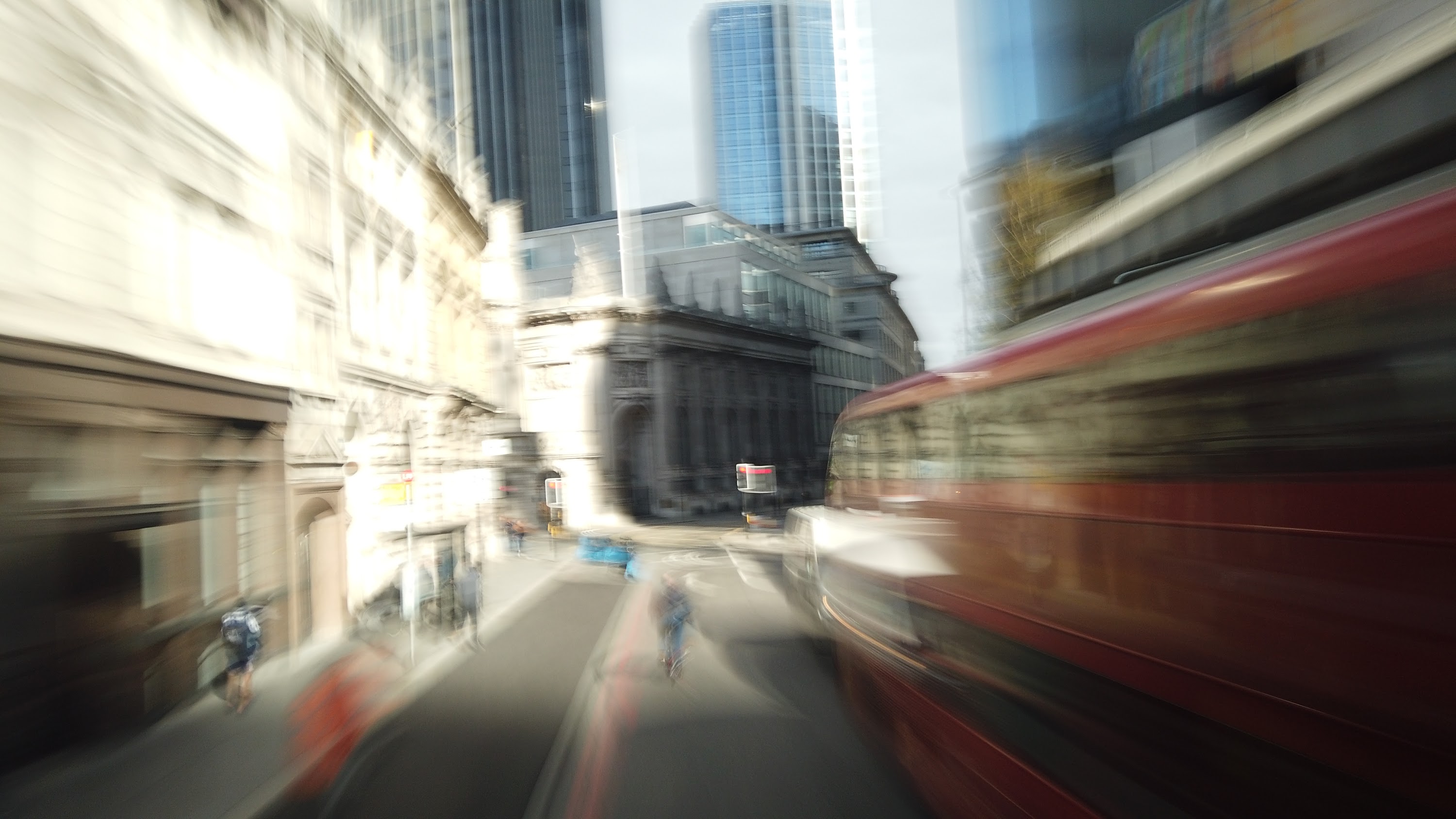 City of London Bus Lane — Buses & Cycles Only Sign