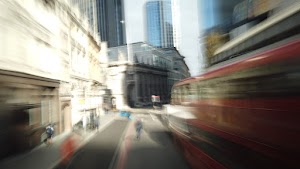 City of London Bus Lane — Buses & Cycles Only Sign