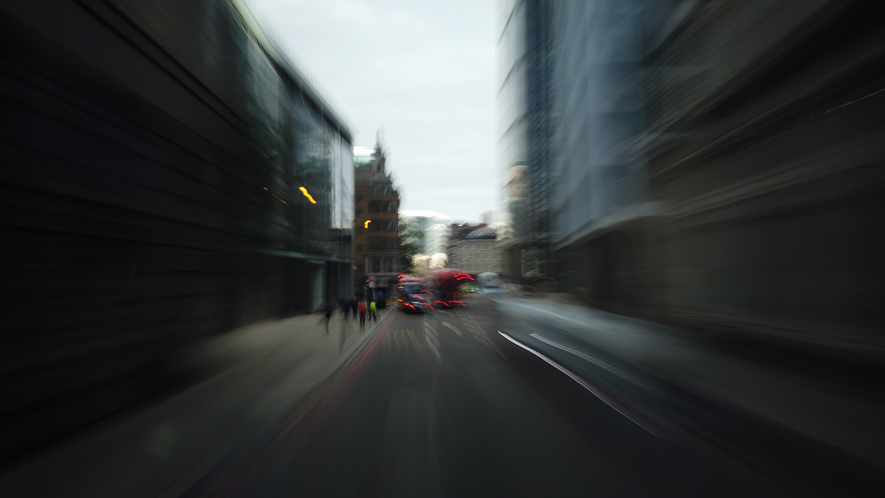 City of London Bus Lane — Buses & Cycles Only Sign
