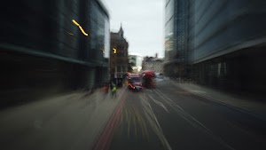 City of London Bus Lane — Buses & Cycles Only Sign