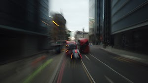 City of London Bus Lane — Buses & Cycles Only Sign