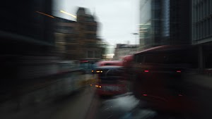 City of London Bus Lane — Buses & Cycles Only Sign