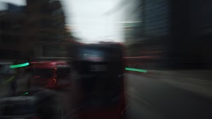 City of London Bus Lane — Buses & Cycles Only Sign