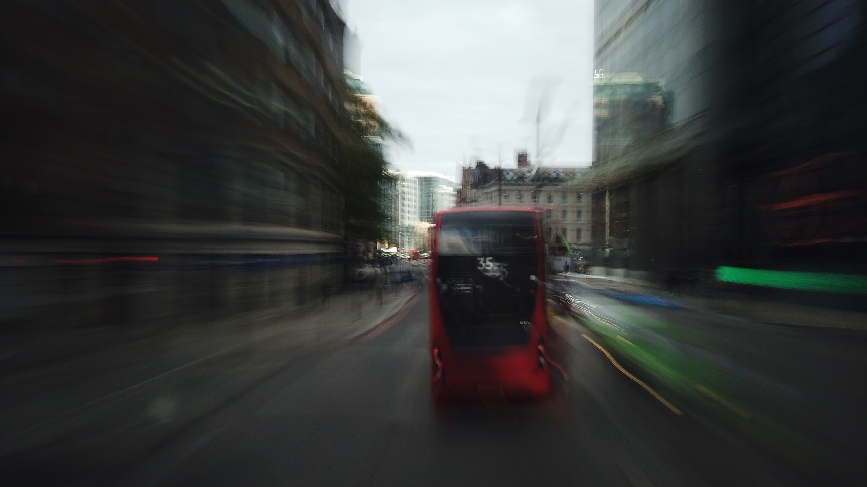 City of London Bus Lane — Buses & Cycles Only Sign