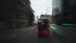 City of London Bus Lane — Buses & Cycles Only Sign