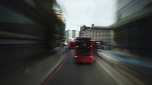 City of London Bus Lane — Buses & Cycles Only Sign
