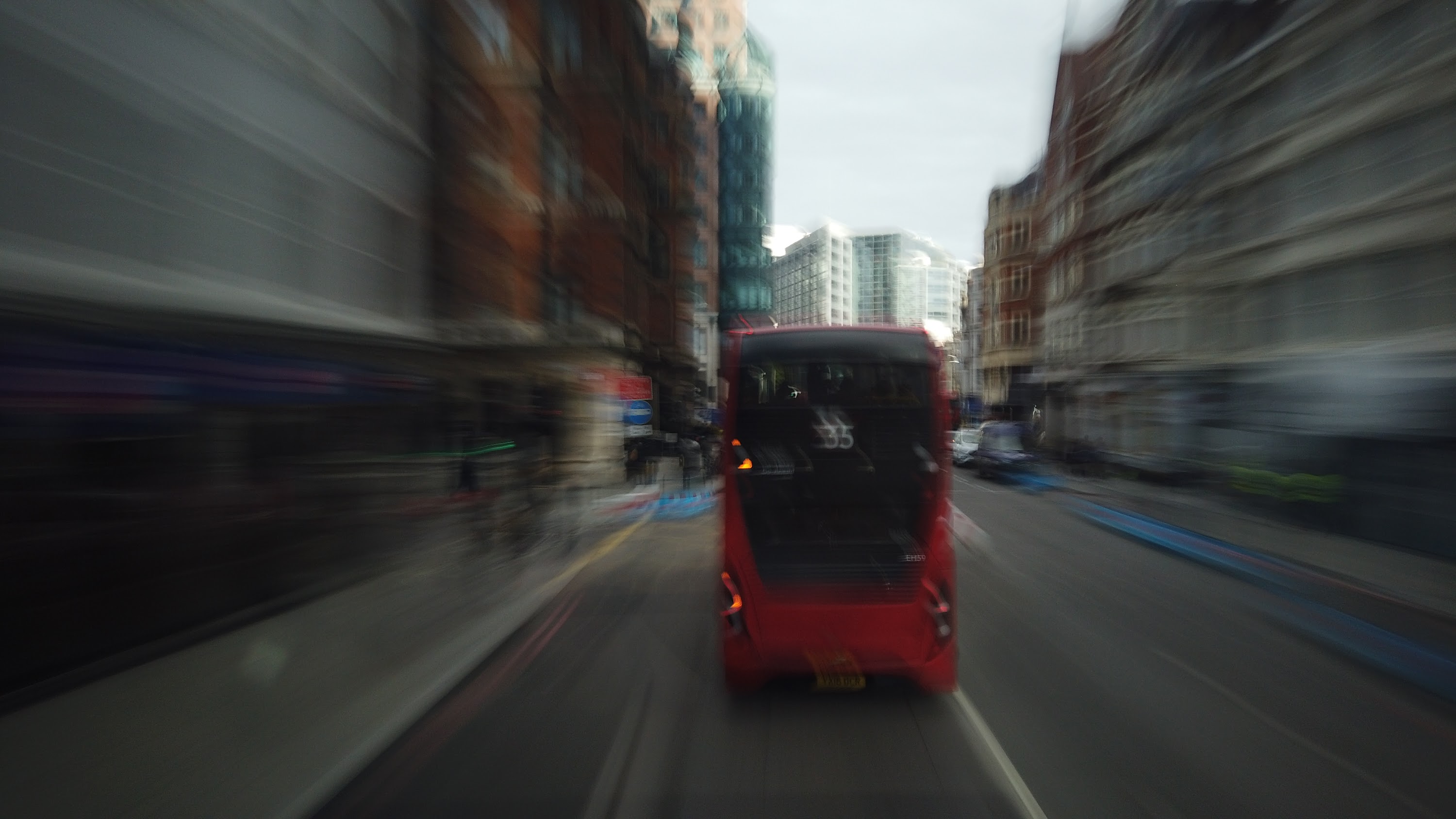 City of London Bus Lane — Buses & Cycles Only Sign