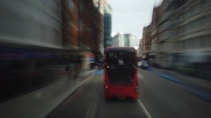 City of London Bus Lane — Buses & Cycles Only Sign