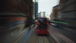 City of London Bus Lane — Buses & Cycles Only Sign