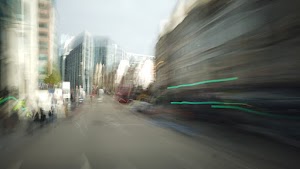 City of London Bus Lane — Buses & Cycles Only Sign