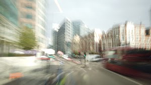 City of London Bus Lane — Buses & Cycles Only Sign