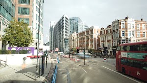 City of London Bus Lane — Buses & Cycles Only Sign