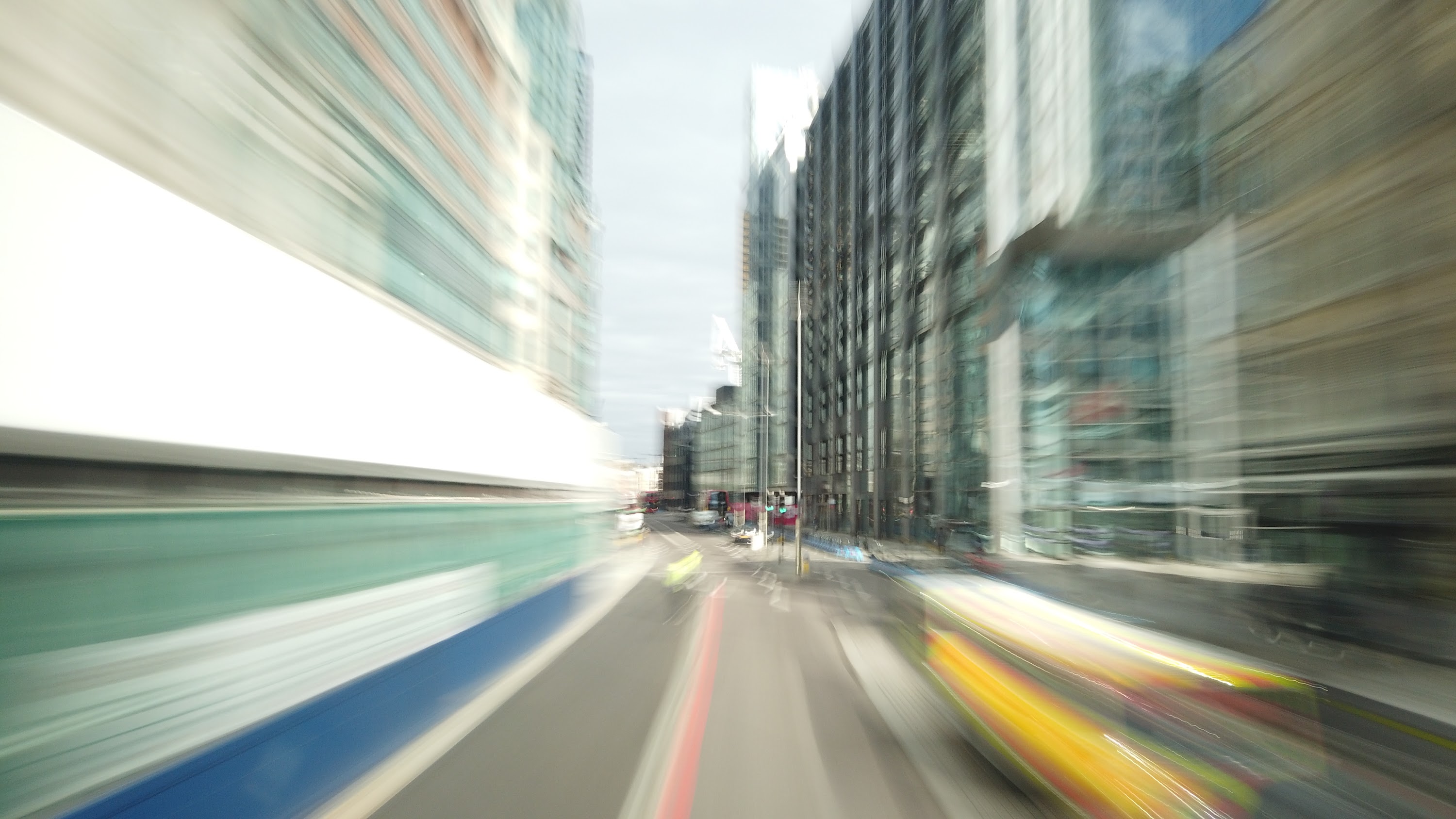 City of London Bus Lane — Buses & Cycles Only Sign