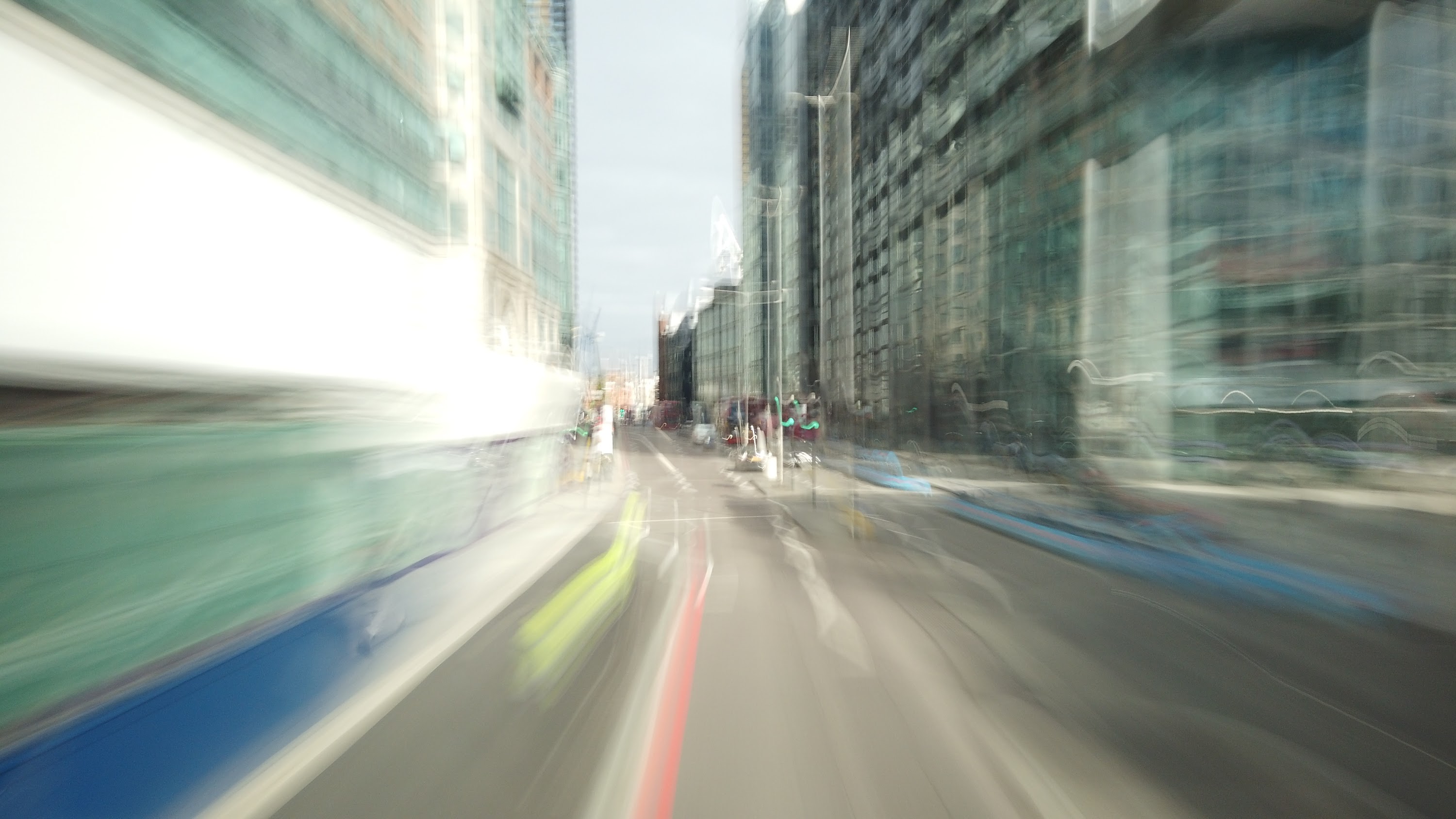 City of London Bus Lane — Buses & Cycles Only Sign