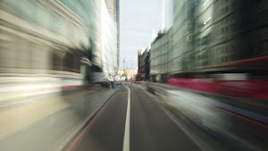 City of London Bus Lane — Buses & Cycles Only Sign
