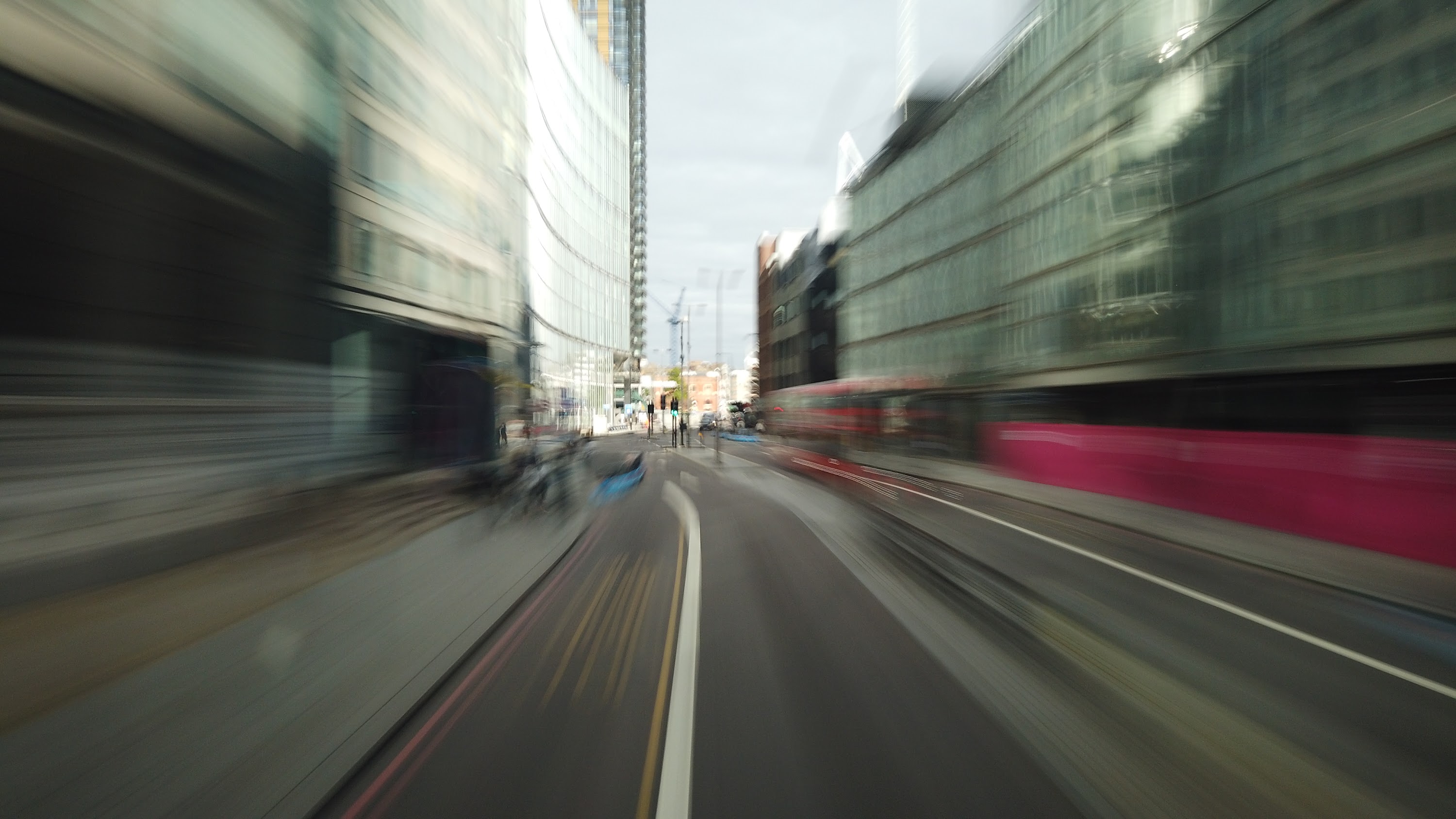 City of London Bus Lane — Buses & Cycles Only Sign