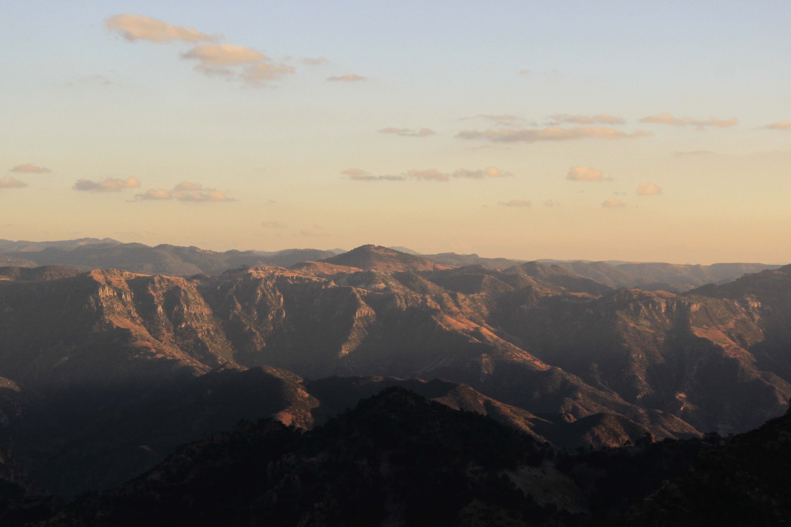 Deep Canyon Vista with Layered Ridgelines