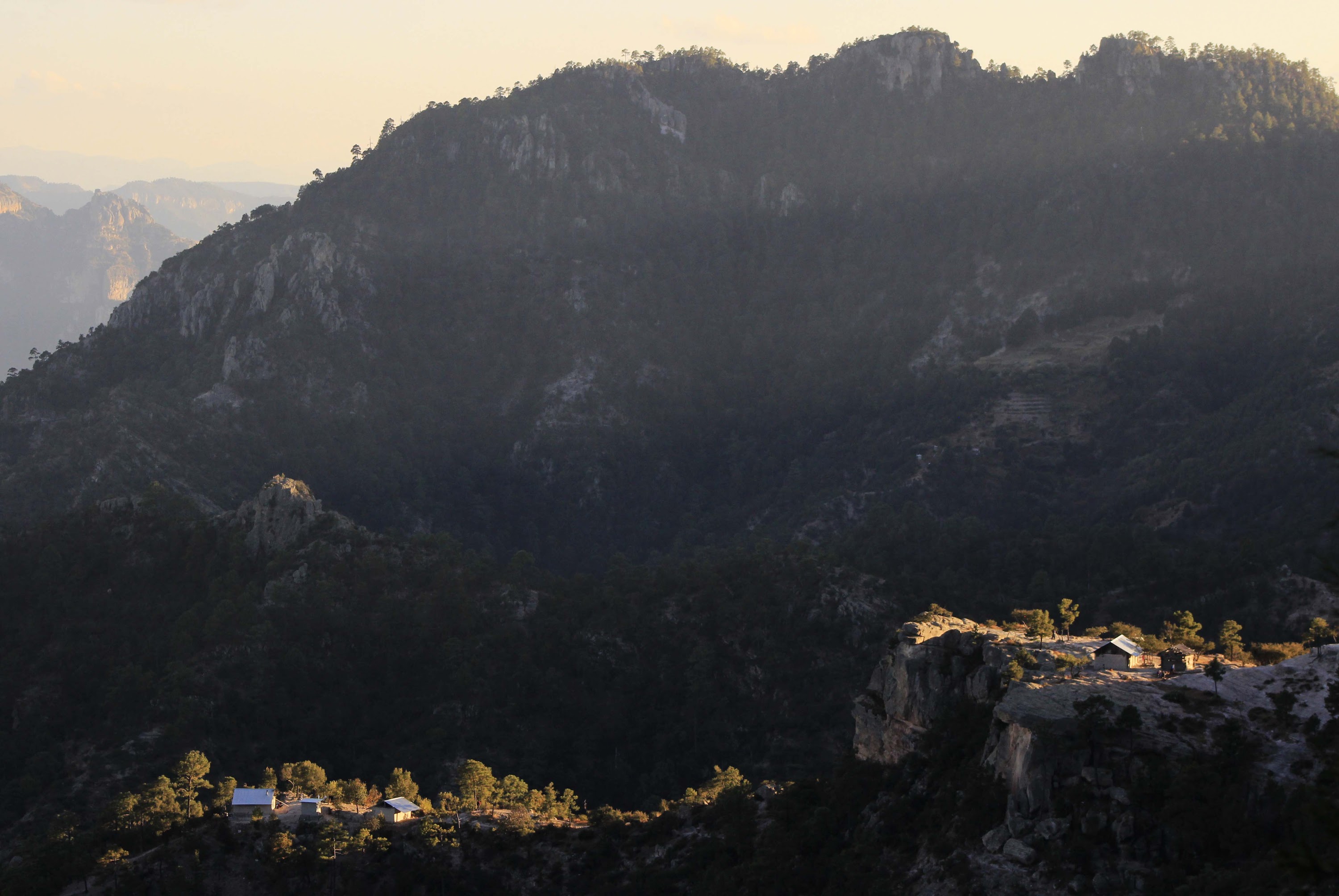 Deep Canyon Vista with Layered Ridgelines