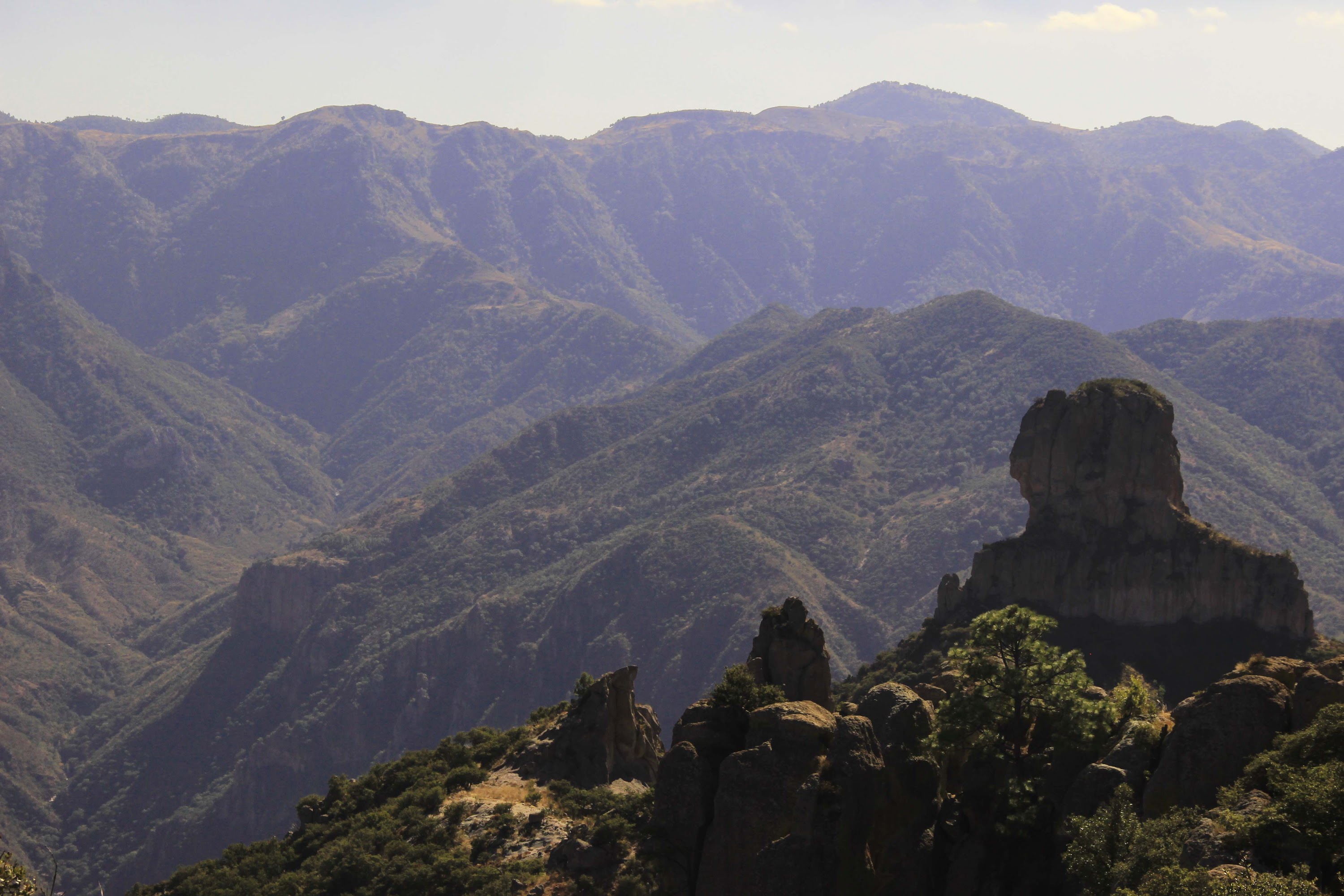 Deep Canyon Vista with Layered Ridgelines
