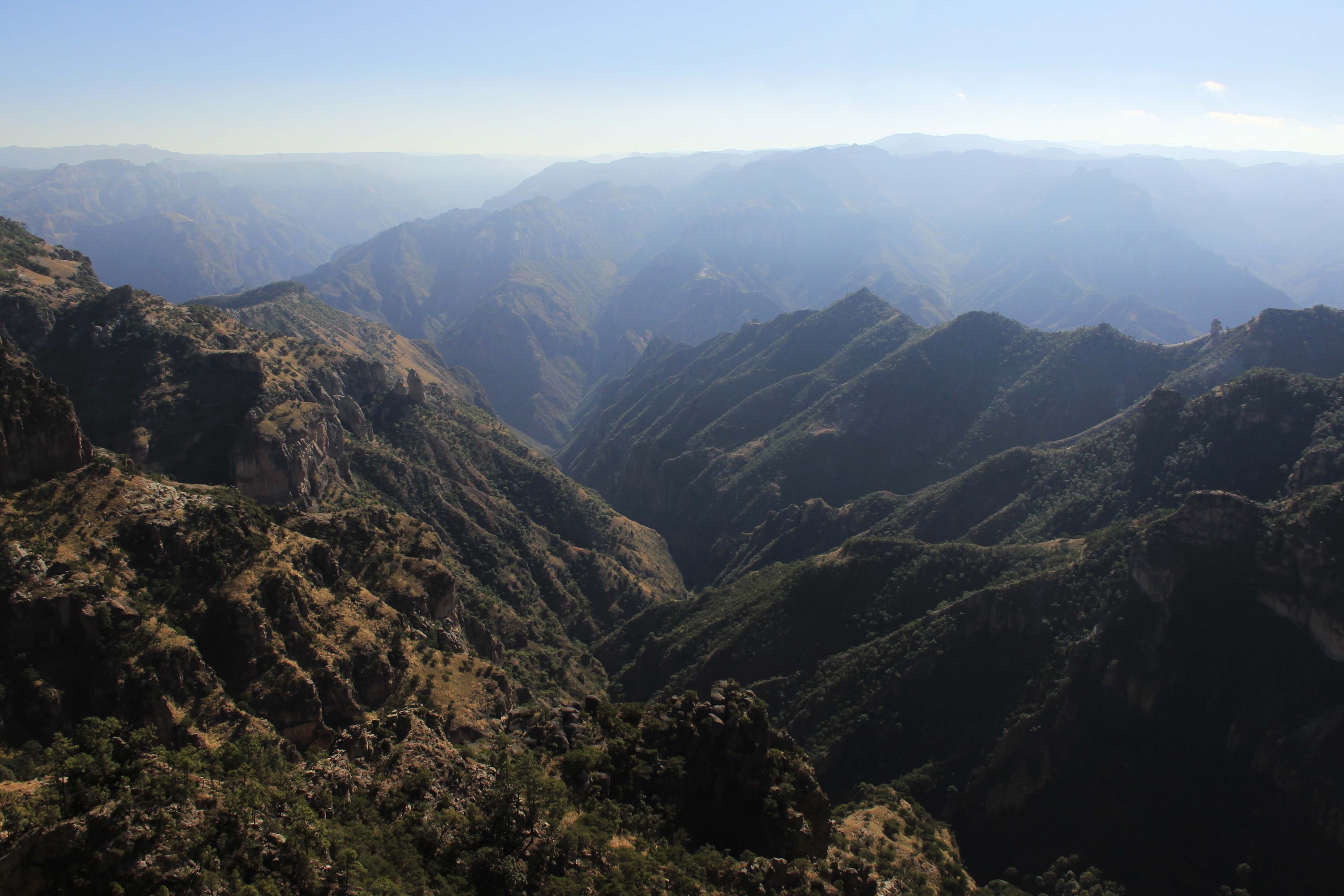 Deep Canyon Vista with Layered Ridgelines