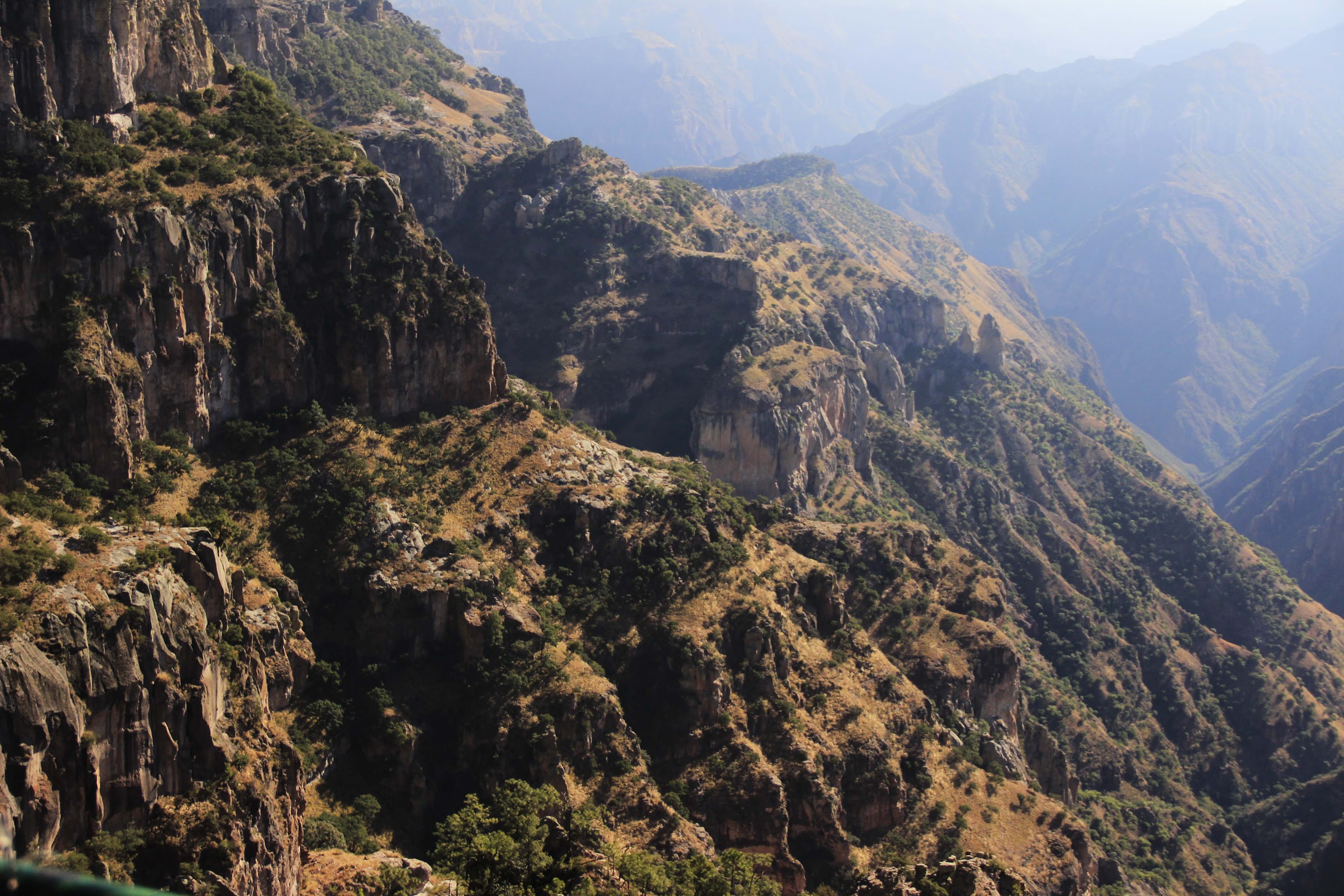 Deep Canyon Vista with Layered Ridgelines