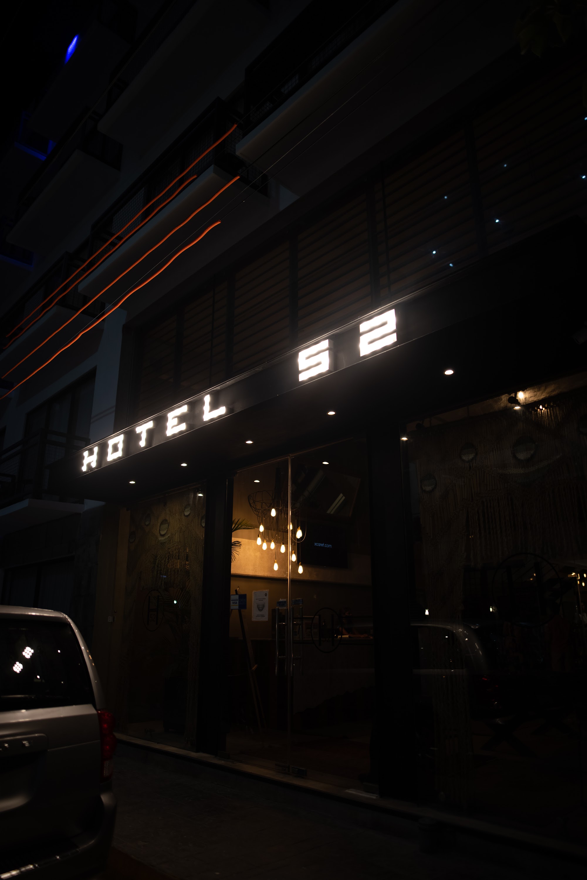 Hotel S2 Night Facade
