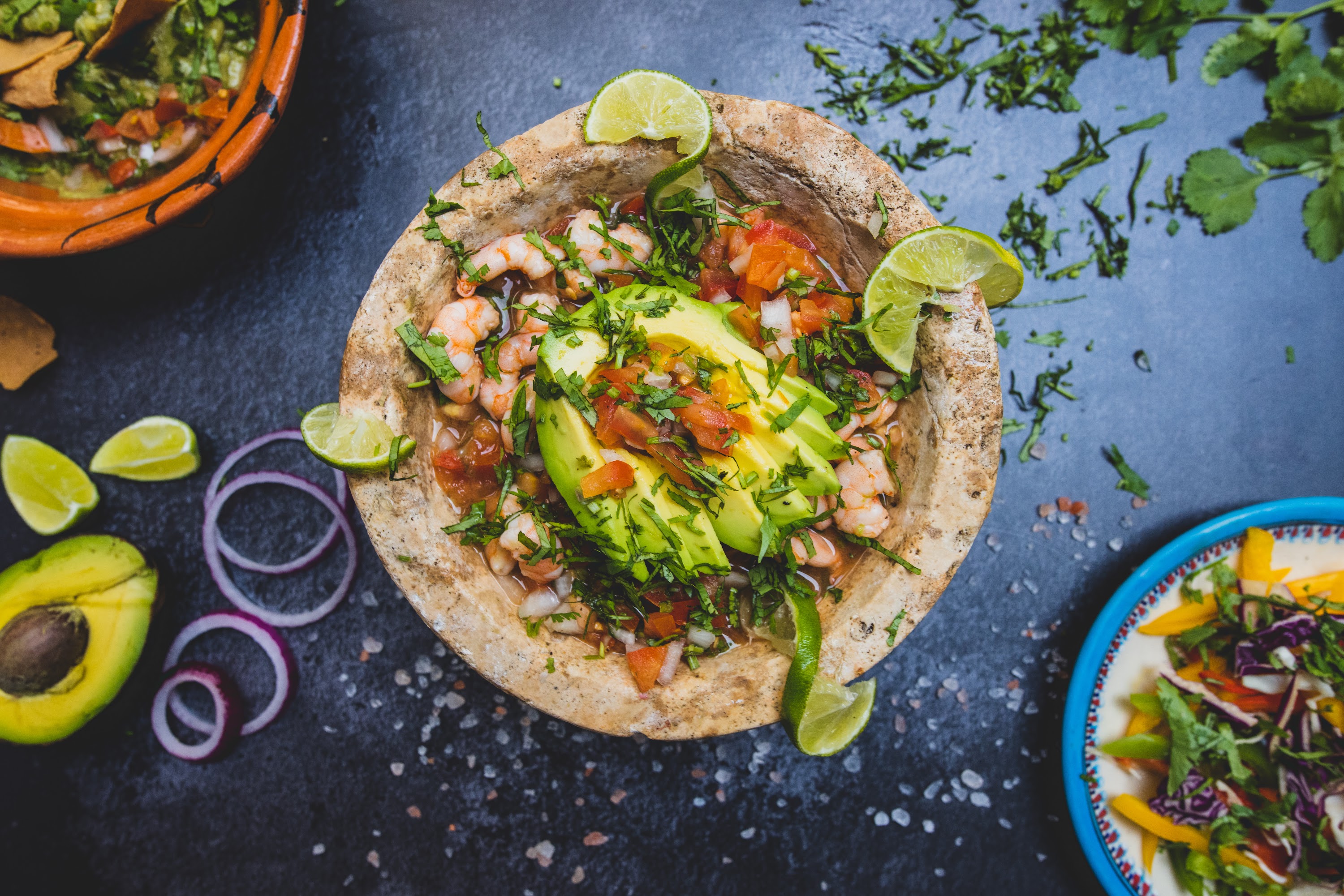 Shrimp Ceviche with Avocado and Lime