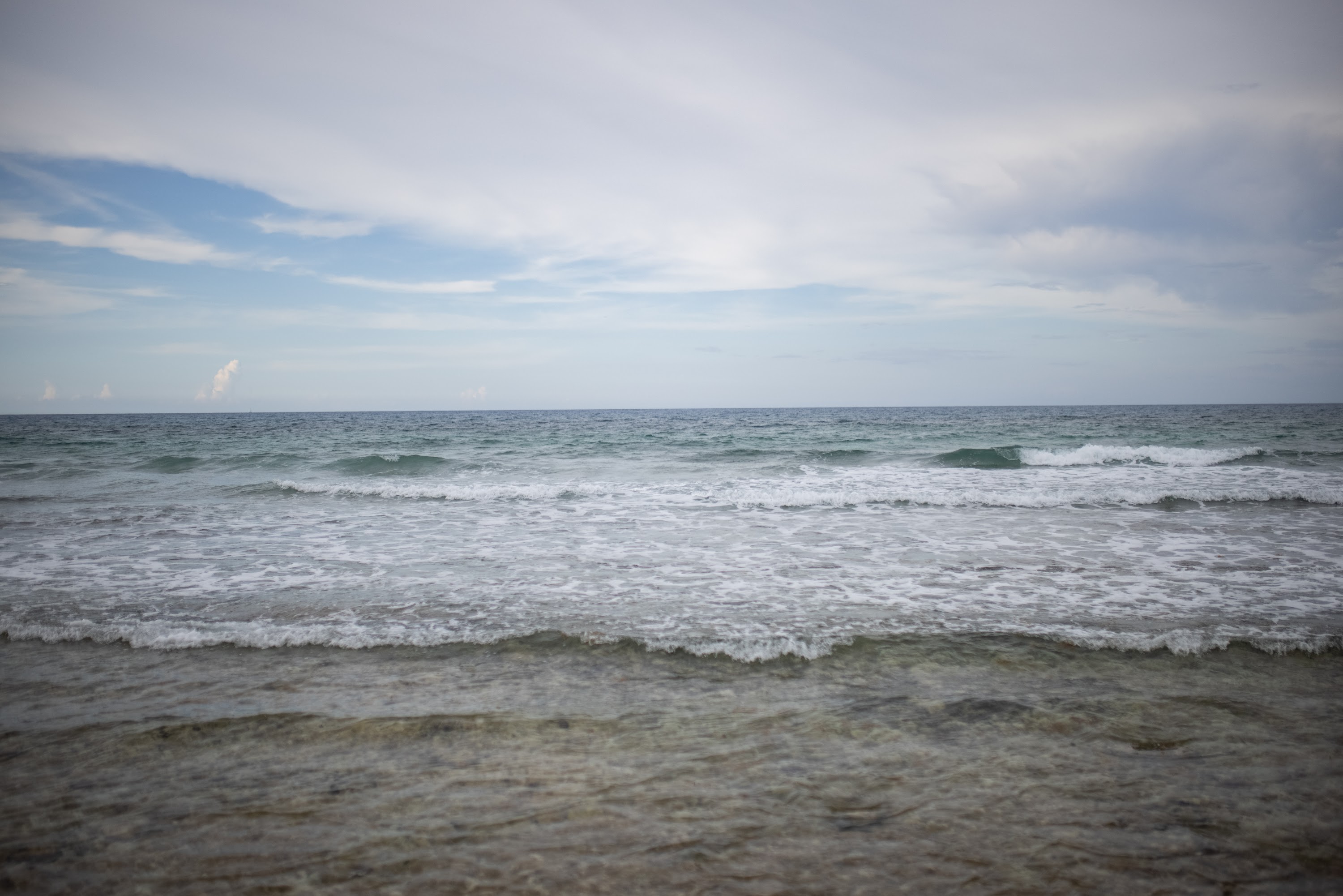 Gentle Waves at the Shoreline