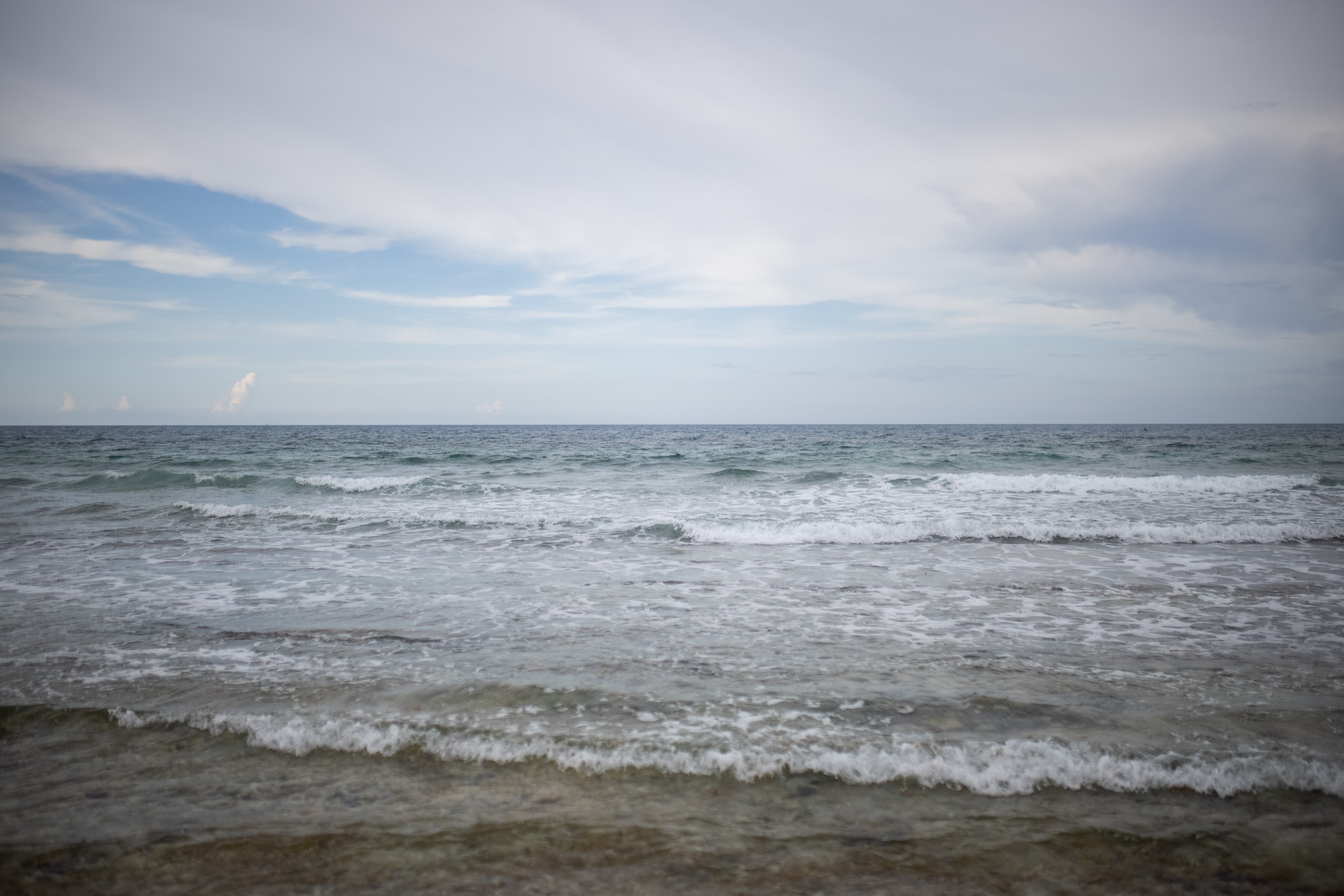 Gentle Ocean Waves at the Shoreline
