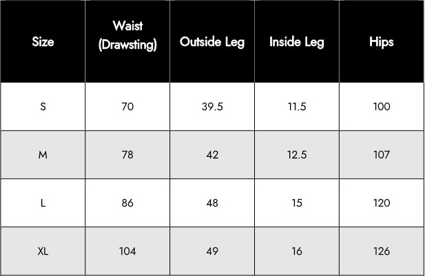 Women's Clothing Size Chart – Waist, Leg, and UK Ladies Sizing