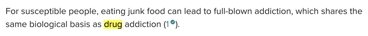 Text Highlighting 'drug' in a Sentence