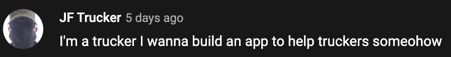 Trucker's App Idea Post
