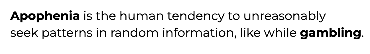 Definition of Apophenia