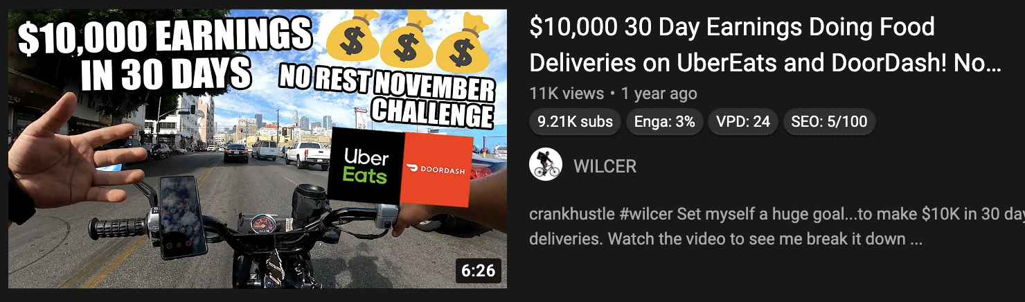 YouTube Thumbnail — "Too Late to Start?" Creator Holding DSLR Camera