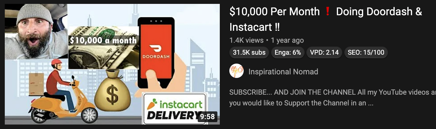 YouTube Thumbnail — "Too Late to Start?" Creator Holding DSLR Camera