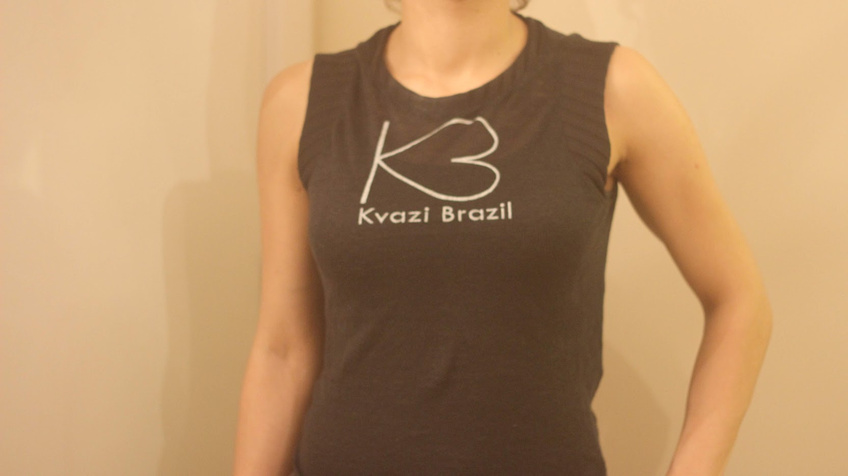 Woman Wearing Kvazi Brazil Sleeveless Tank Top