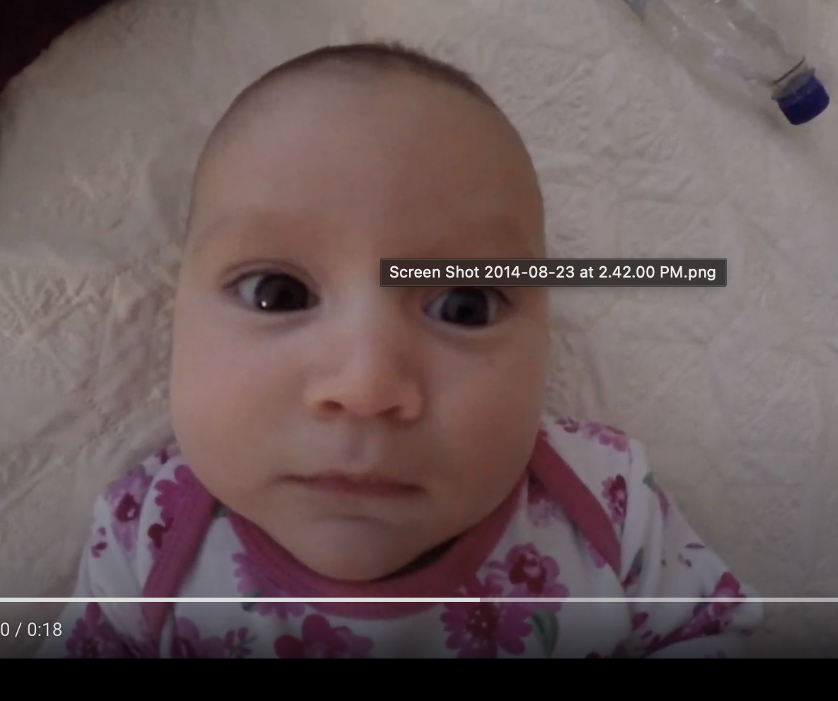 Baby in Floral Onesie